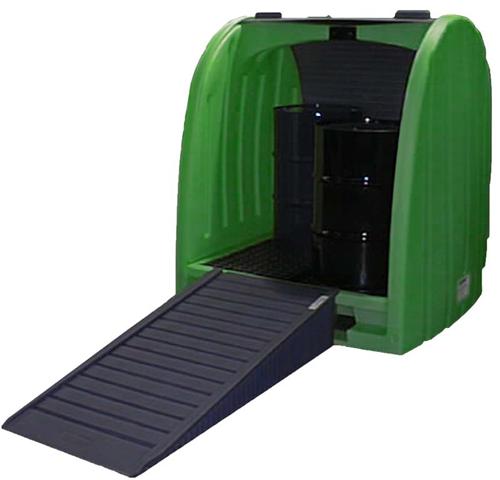 4-Drum ECO Hardcover & Spillpallet