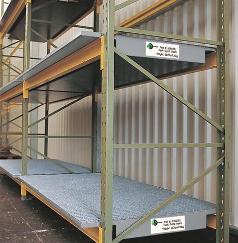 Sump Inserts For Racks: 108" x 36"